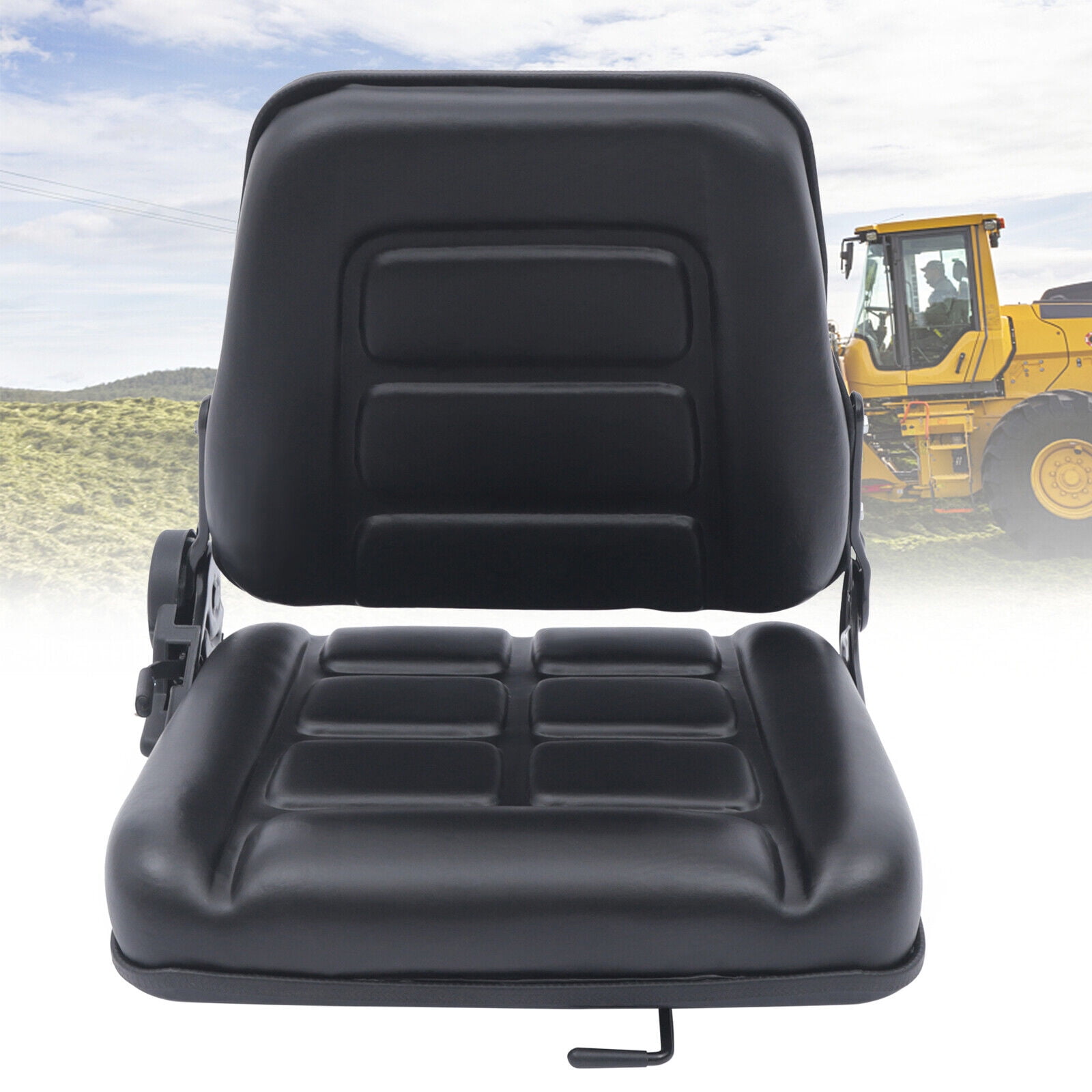 Miumaeov Universal Forklift Seat Replacement Mechanical Seat with 170