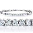 thumbnail image 1 of Bracelet Tennis Rond en Or Blanc 14k avec Diamants, 1 of 3