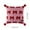 45x45CM-B, variant on Red Bow Throw Pillow - Christmas Decorative Cushion, Plush Velvet Pillow with Bow Double-Sided Design for Bedroom Sofa Bed Headboard Removable Cover