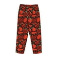thumbnail image 5 of Xecao Tomatoes And Chili Women's Straight Lounge Pajama Pants: The Epitome of Relaxed Sleepwear, 5 of 9