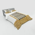 thumbnail image 3 of Ambesonne Urban Bedding Set 3 Pcs, Modern Spanish Shutter, Twin XL, Brown White, 3 of 3