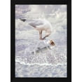 thumbnail image 2 of Babette 14x18 Black Modern Wood Framed Wall Art Titled - Bottle and Seagull, 2 of 6