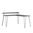 thumbnail image 1 of Ameriwood Home Haven L Desk with Riser, Black Oak, 1 of 9