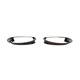 thumbnail image 4 of Front Mesh Grille Inserts Headlight Trim Rings Kit Decoration Fit for Jeep Patriot 2011-2016, 4 of 5