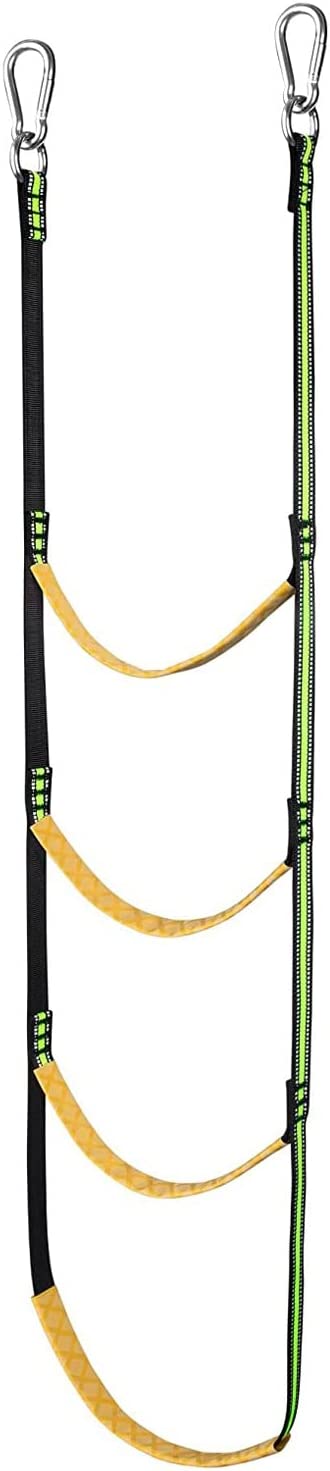 5 Step Boat Rope Ladder, Folding Marine Rope Ladder With Heavy Duty 440