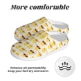 thumbnail image 6 of Disketp Cute Yellow Duck Women's Men's Slippers Plush Slip-On House Slipper for Winter Indoor Soft Cushion Non-slip Fluffy Slides Slippers-35/36, 6 of 7