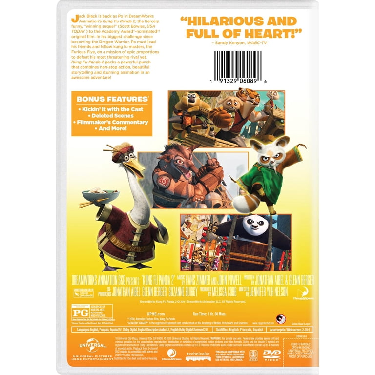 Kung Fu Panda 2 (DVD) - Walmart.com