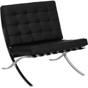 Pavilion Leather & Stainless Steel Barcelona Chair - Contract Grade
