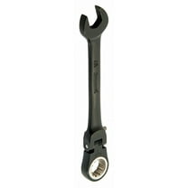 Proto Combination Locking Flex-Head Ratcheting Wrench 13mm, Spline, Black Chrome, JSCVM13F