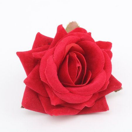 Artificial Rose Flower Heads Silk Rose Flower Heads Fake Flowers Head ...