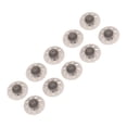 thumbnail image 1 of Domes 10Pcs Sound  Comfortable Small Open Ear Tips  Accessories Black, 1 of 8