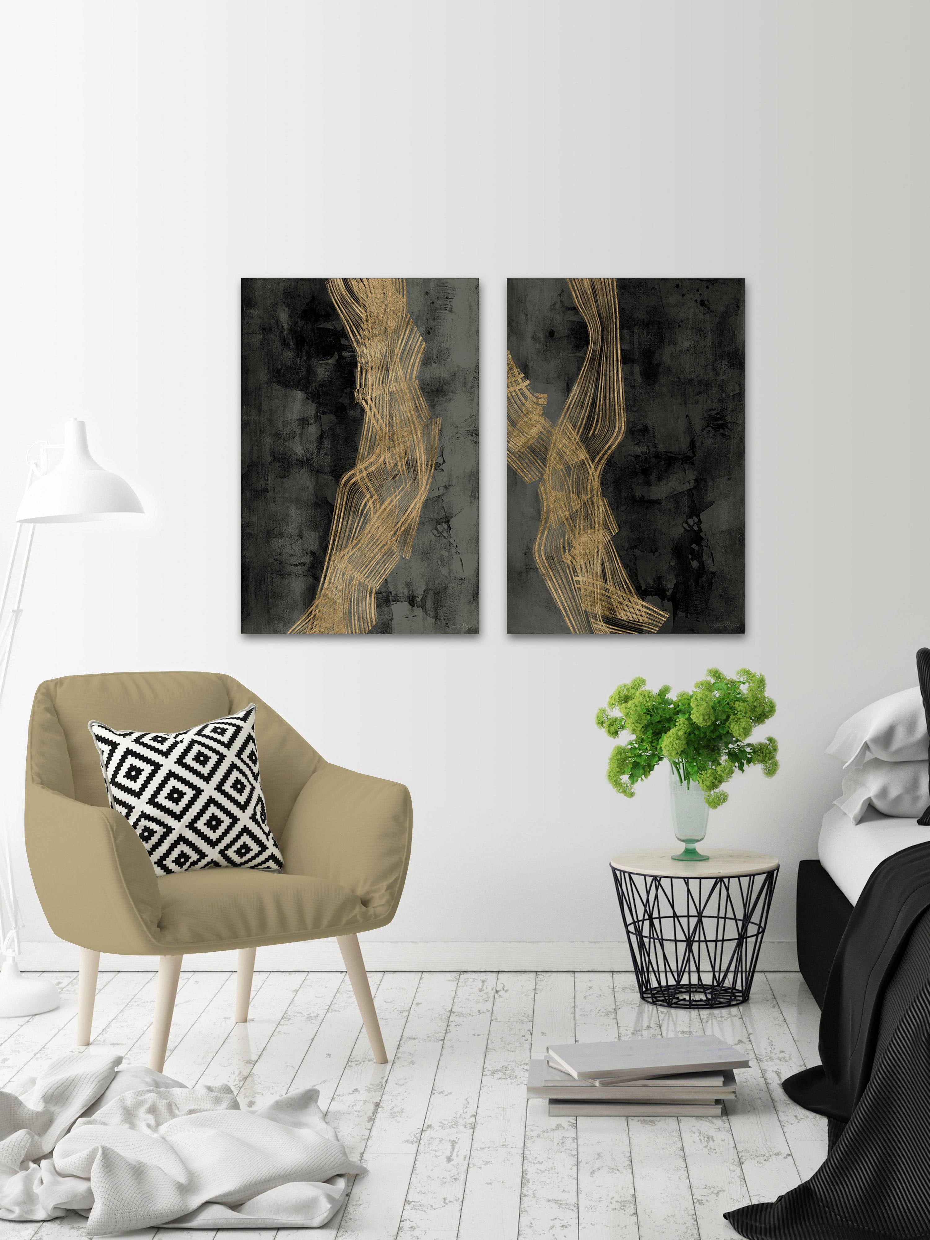 Marmont Hill Golden Waves II Diptych
