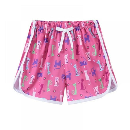 

Yuanyu Kids Boys Girls Beach Shorts Toddler Printing Sport Running Casual Swim Trunk Quick Dry Pants 2-7Y