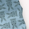 thumbnail image 2 of Simply Daisy 70" W x 73" L Criss Cross Bunnies Polyester Shower Curtain, After Rain Blue [1 Ct], 2 of 5