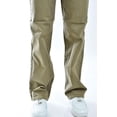 thumbnail image 4 of Jeans Wide Leg Con textura Roman Fashion verde militar 11, 4 of 6
