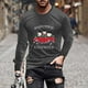 thumbnail image 1 of Blusas y camisas de manga larga y cuello redondo para hombre, informales, con estampado navideño, deportivas, de poliéster., 1 of 5