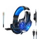thumbnail image 3 of sweethay CADA G90000 Auriculares con cable Sonido estéreo Auriculares para juegos Aislamiento de ruido Micrófono Auriculares para One Videojuegos y accesorios Azul negro con cable de sonido, 3 of 8