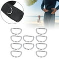 thumbnail image 4 of D Ring, Welded D Rings 10Pcs Stainless Steel 316 Highly Polished  For Rigging, 4 of 8
