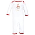thumbnail image 3 of Hudson Baby Mono De Algodón Unisex Para Bebé Fancy Rudolph 9-12 Meses, 3 of 5