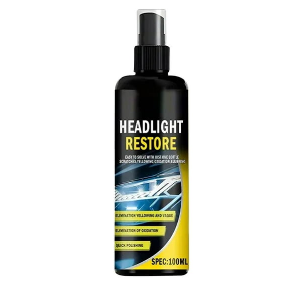 Wdhugt Automotive Headlight Polishing Kit 100Ml Restoration Cleaner Solution For Glass Lens Scratch Removal And Protection Car Care
