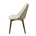 thumbnail image 4 of Acme Furniture Willene Side Chair (Set-2), Beige Fabric & Walnut Finish, 4 of 5