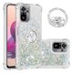 thumbnail image 1 of Funda para Xiaomi Redmi Note 10S 4G/Note 10 4G con Brillo Líquido Flotante, Purpurina, Parachoques y Anillo Giratorio Soporte, 1 of 5
