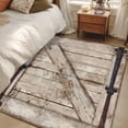 thumbnail image 4 of Area Rugs 2.7'x5', Farmhouse Wood Grain Carpet for Living Room Bedroom Dining Room, Vintage Country Barn Gate Brown Throw Kitchen Rugs Non Slip Washable Rectangle Indoor Outdoor Rugs, 4 of 8