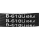 thumbnail image 4 of Cinturones de transmisión de goma negra Uxcell B610/B24 Drive V Belt Inner Girth 1 pieza, 4 of 5