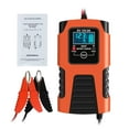 thumbnail image 5 of yotijar Car Battery Charger Three Stage Automatic Charging for Boats Motorcycle Orange, 5 of 8