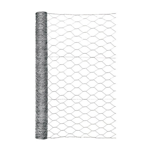 Esgrima para jardín, artesanía, acero galvanizado, 36 cm de alto x 15 m de largo