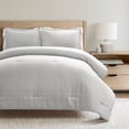 thumbnail image 3 of Clipped Stripe Jacquard Comforter Set Neutral 3Pc Set Full/Queen, 3 of 8