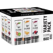 CELSIUS Sparkling Original Variety Pack, Functional Energy Drink 12 fl oz (Pack of 12)
