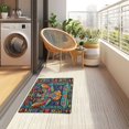 thumbnail image 4 of Yayeee Doormat for Inside 20"x32" Absorbent Low-Profile Washable Non-Slip Rubber Backed Entryway Rug, Abstract Eagle, 4 of 8