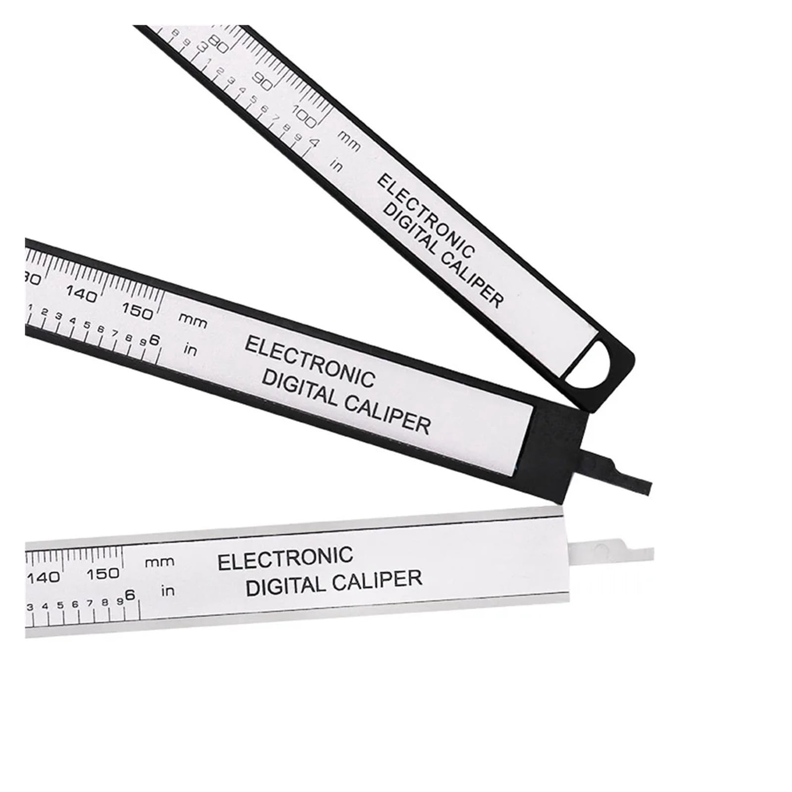 150mm 100mm Electronic Digital Caliper Carbon Fiber Dial Vernier Caliper Gauge Micrometer Measuring Tool Digital Ruler ,Easy to Use