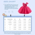 thumbnail image 7 of Alvivi Flower Girl Wedding Party Formal Gown Toddler 3D Butterfly Applique Tulle Tutu Princess Dress Orange 12-18 Months, 7 of 7