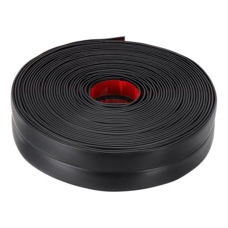 Uxcell Wall Corner Protectors, Self-Adhesive Furniture Edge Guard, Wall Molding Trim for Furniture Wall Corner Home Decor, Black 0.12"x1.6"x30 ft