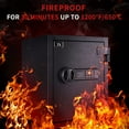 thumbnail image 5 of Tigerking 3.0 Cu. ft. Large Steel Fireproof Safe for Home, Security Safe Box with Digital Lock for Documents and Cash, 5 of 9