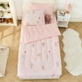 thumbnail image 4 of Bestier Twin Comforter Set - All in one Zipper 4-Piece Bedding with Sorona Eco Fiber Fill, OEKO-TEX Certified, Machine Washable, Pink, 4 of 12
