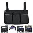 thumbnail image 4 of Miangastore Sac pour Fauteuil Roulant Organisateur Latéral Sac de Rangement Suspendu avec Bande Réfléchissante, 4 of 7