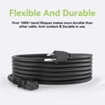 thumbnail image 2 of XMHEIRD 6ft UL AC Power Cord Cable Compatible With 24-inch VP2458 VP2468 Computer Monitor, 2 of 6