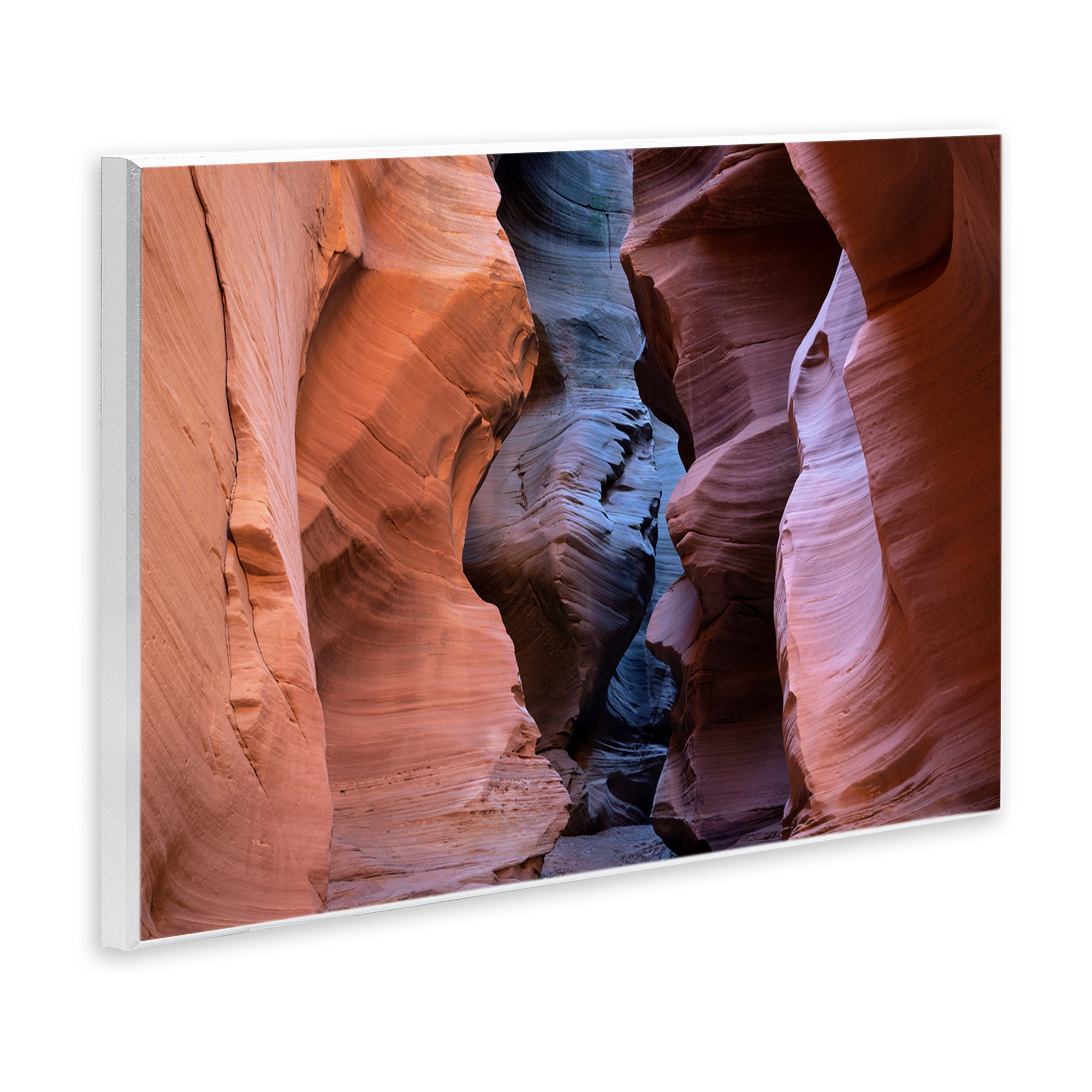 Stupell Industries Slot Canyon View Landscape Photography Unframed Art Print Wall Art, 19 x 13