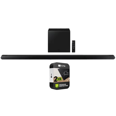 Samsung HW-S800B/ZA 3.2.1ch Soundbar with Wireless Dolby Atmos DTS:X Black 2022 Bundle with Premium 2 YR CPS Enhanced Protection Pack