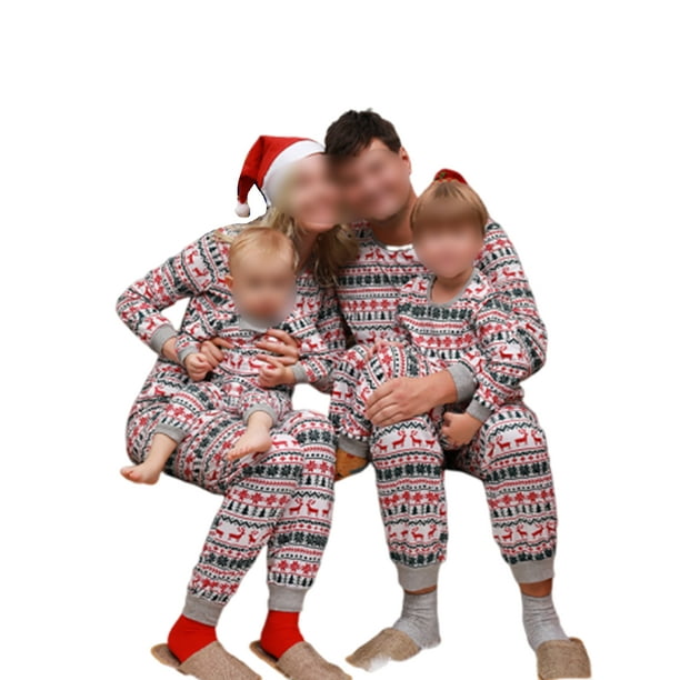 Innerwin Family Matching Christmas Pajamas Snowman Printed Women