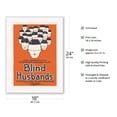 thumbnail image 2 of Blind Husbands - Directed by Erich Von Stroheim - Vintage Film Movie Poster c.1919 - Japanese Unryu Rice Paper Art Print (Unframed) 18 x 24 in, 2 of 4