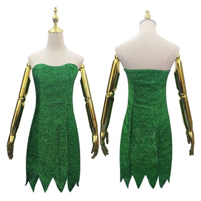 Disfraces de cosplay de Halloween Vestidos de actuación en el escenario Vestidos verdes