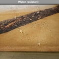 thumbnail image 6 of Ambesonne Sea Place Mats Set of 4, Beach with Stormy Weather, Standard Size, Blue and Ginger, 6 of 6