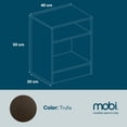 thumbnail image 4 of Buro de Madera Mobi Modelo Sidney Color Trufa, 4 of 5