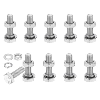 Uxcell Hex Head Lag Screws Bolts, 5/16 X 3-1/2 304 Stainless Steel Partial Thread Wood Screws 25 Pack Uxcell Hex Head Lag Screws Bolts, 5/16 X 3-1/2 304 Stainless Steel Partial Thread Wood Screws 25 Pack