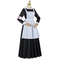 thumbnail image 2 of Women Nurse Dress with Apron Civil War Nurse Dress Uniform, 2 of 8