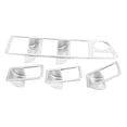 thumbnail image 2 of Lift Switch Cover Window Switch Cover Window Lift Button Cover 4Pcs Right Hand Drive Window Lift Switch Panel Decoration Cover Replacement Fit For Harrier Venza XU80 2020 2021, 2 of 8